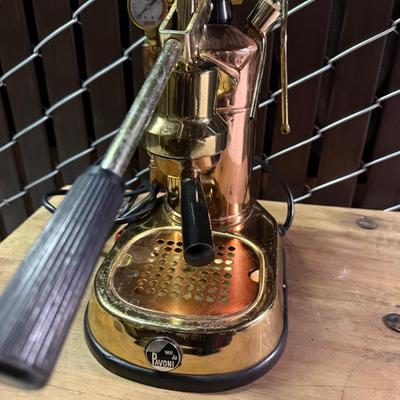 Coffee Maker Vintage La Pavoni Professional Espresso Machine Copper/Brass