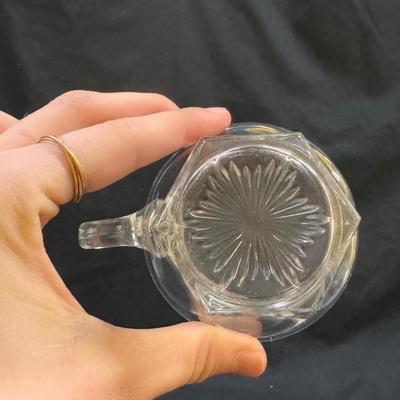 Several Glass Tea Cups and Small Plates (1050-DZ)