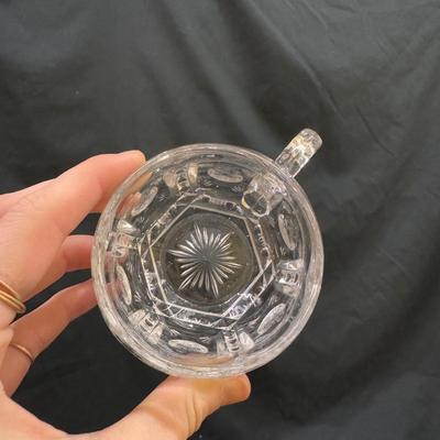 Several Glass Tea Cups and Small Plates (1050-DZ)