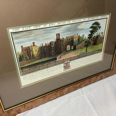 Set of Wood Framed English Historical Prints (1008-BM)