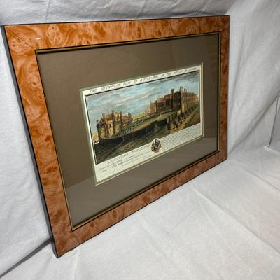 Set of Wood Framed English Historical Prints (1008-BM)