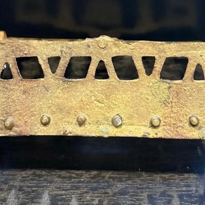 Antique Brass Polish Menorah Hanukkah Lamp Hanukkiyot