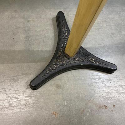 Cast Iron and Wooden Coat Tree (1018FR-BM)