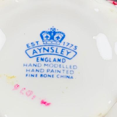 LOT:36: Floral Collection of Wedgwood China "Wild Strawberry" Vase, China Rose Baskets by Aynsley. Royal York and More