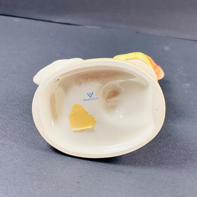 LOT:38: Set of 2 Goebel Hummel Figurines Large Book and Goose Girl