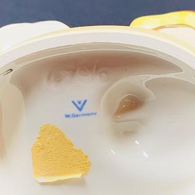 LOT:38: Set of 2 Goebel Hummel Figurines Large Book and Goose Girl