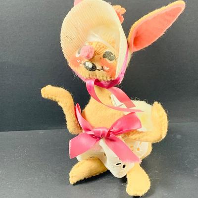 LOT:40: Collection of 3 Annalee Mobilitee Dolls - (2) Rabbits from 1965 and a Mouse from 1971