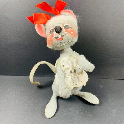 LOT:40: Collection of 3 Annalee Mobilitee Dolls - (2) Rabbits from 1965 and a Mouse from 1971