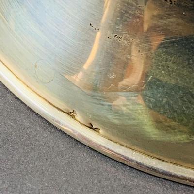 LOT:41: Large Porcelain Vase with Painted Ships and Metal Base and Tobacco Jar with Painted Coach