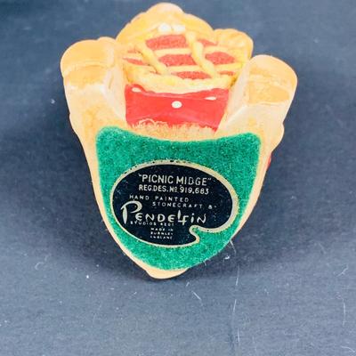 LOT 42: Lefton Rabbits, Dept 56 Chicks and Wooden Eggs, Fitz and Floyd Rabbit with Basket, Pendelfin Rabbits, Ceramic Baskets, Eggs and More