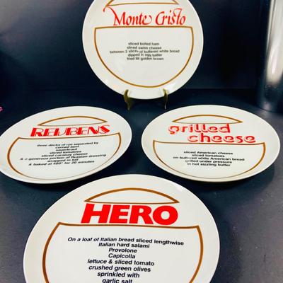 LOT:46: Wine Cheese & More Mid Century Collection Featuring Sandwich Plate, Cheese Wooden Stainless Steel Bowl and Wire Basket,...