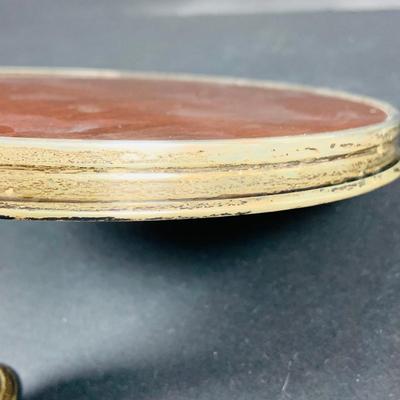 LOT:47: Alvin Sterling Silver Colored Enamel Cordial Set with Tray