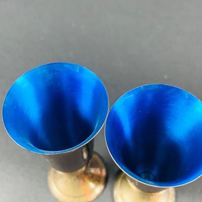 LOT:47: Alvin Sterling Silver Colored Enamel Cordial Set with Tray