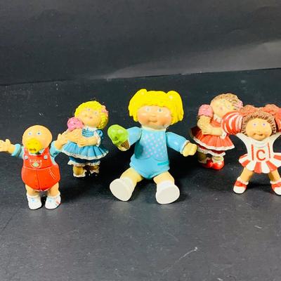 LOT:51: Cabbage Patch and More - 1982 Coleco Cabbage Patch Doll, (4) Cabbage Patch Kids Ceramic Figures, (4) Cabbage Patch Kids Plastic...
