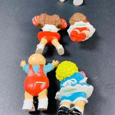 LOT:51: Cabbage Patch and More - 1982 Coleco Cabbage Patch Doll, (4) Cabbage Patch Kids Ceramic Figures, (4) Cabbage Patch Kids Plastic...