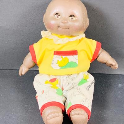 LOT:51: Cabbage Patch and More - 1982 Coleco Cabbage Patch Doll, (4) Cabbage Patch Kids Ceramic Figures, (4) Cabbage Patch Kids Plastic...