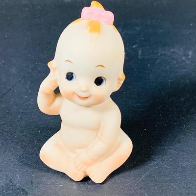 LOT:51: Cabbage Patch and More - 1982 Coleco Cabbage Patch Doll, (4) Cabbage Patch Kids Ceramic Figures, (4) Cabbage Patch Kids Plastic...