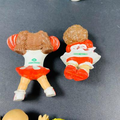LOT:51: Cabbage Patch and More - 1982 Coleco Cabbage Patch Doll, (4) Cabbage Patch Kids Ceramic Figures, (4) Cabbage Patch Kids Plastic...
