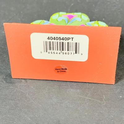 LOT:52: Luck of the Irish Collection-Jim Shoe Shamrock, (3) Ceramic Pixi Elves, (2) Irish Cottages, Vintage Duncan Ceramic Mold Shamrock...