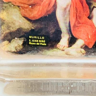 LOT:54: Large Vintage Ashtrays, Cigar Box and Vintage Match Book Cases