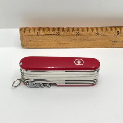 LOT 56: Swiss Army Knife (Victorinox) in Box and Recta Switzerland Compass in Packaging