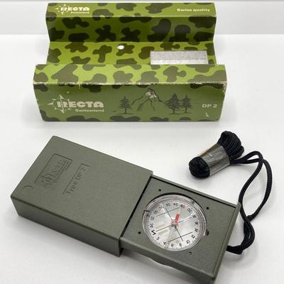 LOT 56: Swiss Army Knife (Victorinox) in Box and Recta Switzerland Compass in Packaging