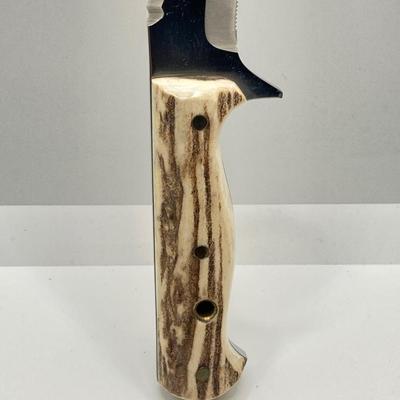 LOT 63: Pair of Aitor Knives - Survival with Leather Sheath and Original Box and Lock Back Folding