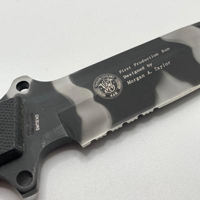 LOT 64: Colt CT223 Knife in Box and Smith & Wesson Homeland Security Knife (First Production Run Designed by Morgan A Taylor) with...