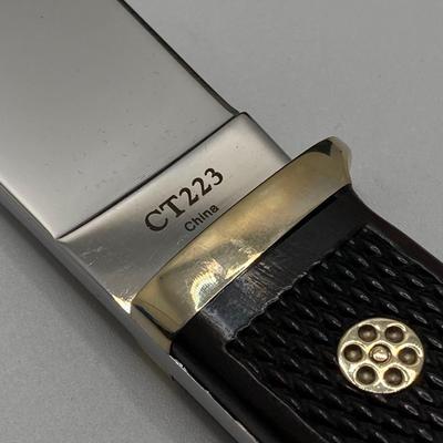 LOT 64: Colt CT223 Knife in Box and Smith & Wesson Homeland Security Knife (First Production Run Designed by Morgan A Taylor) with...