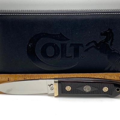 LOT 64: Colt CT223 Knife in Box and Smith & Wesson Homeland Security Knife (First Production Run Designed by Morgan A Taylor) with...