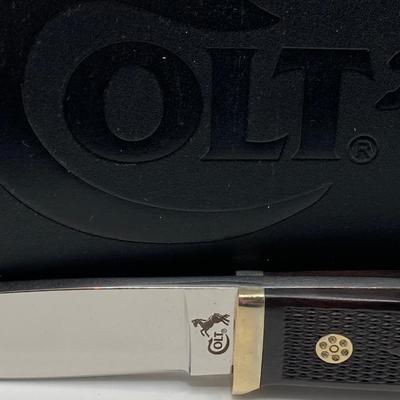 LOT 64: Colt CT223 Knife in Box and Smith & Wesson Homeland Security Knife (First Production Run Designed by Morgan A Taylor) with...