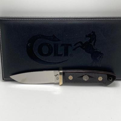 LOT 64: Colt CT223 Knife in Box and Smith & Wesson Homeland Security Knife (First Production Run Designed by Morgan A Taylor) with...