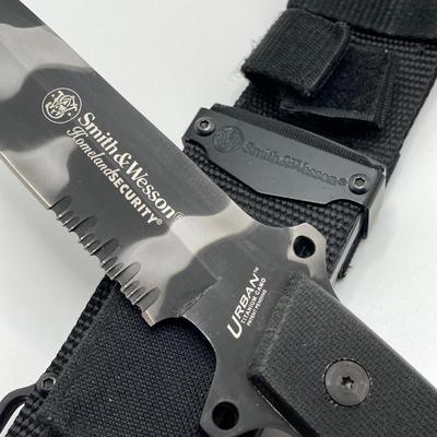 LOT 64: Colt CT223 Knife in Box and Smith & Wesson Homeland Security Knife (First Production Run Designed by Morgan A Taylor) with...