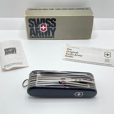 LOT 66: Pair of Army Knives in Original Boxes - Swiss Brand and Mauser