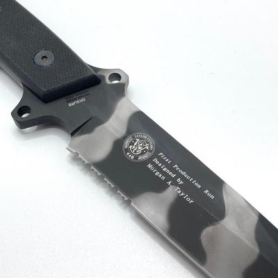 LOT 67: Smith & Wesson Homeland Security CKSUR5 Tanto Knife with Sheath in Original Box and Pair of Master Lock Gun Locks