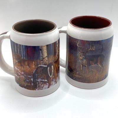 LOT 68: Pentax Prism 6 x 25 Binoculars with Case, Hayden Lambson "In Your Dreams" and "The Two Kings" Mugs...