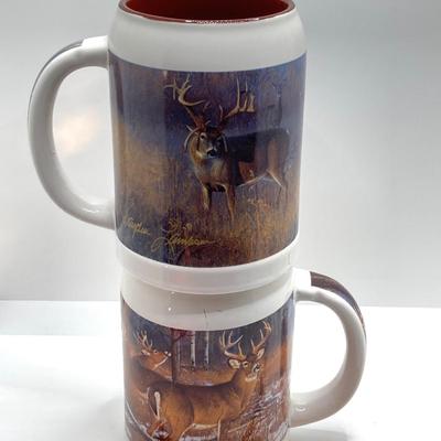 LOT 68: Pentax Prism 6 x 25 Binoculars with Case, Hayden Lambson "In Your Dreams" and "The Two Kings" Mugs...