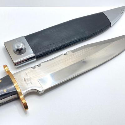 LOT 70: Patrick Henry Bowie Knife and Sheath in Original Box