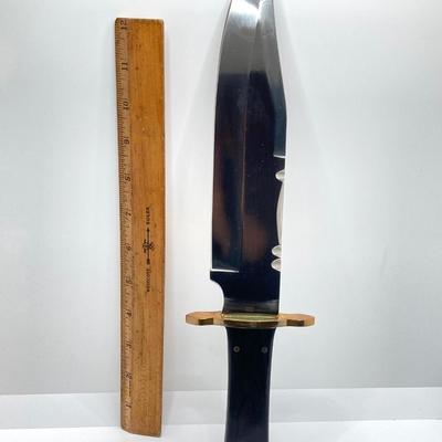 LOT 70: Patrick Henry Bowie Knife and Sheath in Original Box