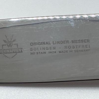 LOT 71: Collection of Knives - Opinel France Folding, Rehwappen Linder-Messer with Leather Sheath, Carved Wood Handle Folding with Eddie...