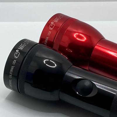 LOT 72: Camping / Outdoor Essentials - Pair of Mag-Lites, Compasses, Leather Gloves, First Aid Kit and More