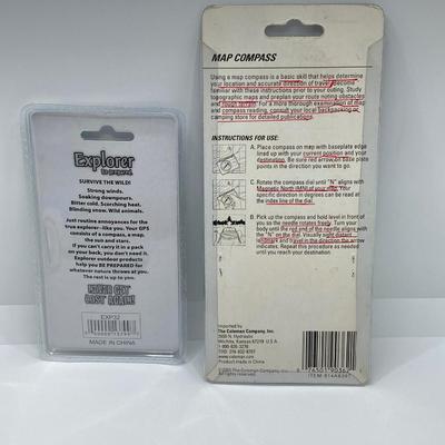 LOT 72: Camping / Outdoor Essentials - Pair of Mag-Lites, Compasses, Leather Gloves, First Aid Kit and More