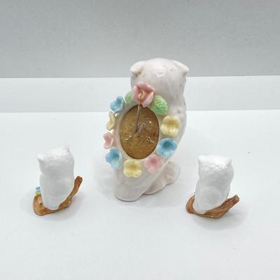 LOT 74: Vintage Owls and Buttons Collection