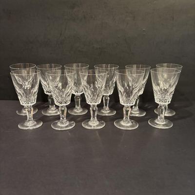 LOT 83: Collection of 11 Baccarat Port Wine/Sherry Glasses