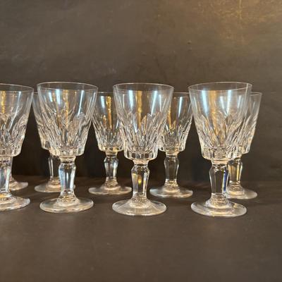 LOT 83: Collection of 11 Baccarat Port Wine/Sherry Glasses