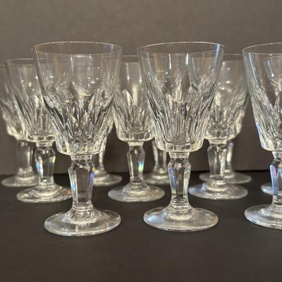 LOT 83: Collection of 11 Baccarat Port Wine/Sherry Glasses