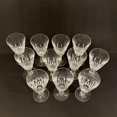 LOT 83: Collection of 11 Baccarat Port Wine/Sherry Glasses