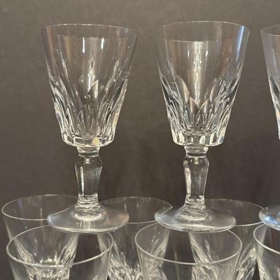 LOT 83: Collection of 11 Baccarat Port Wine/Sherry Glasses
