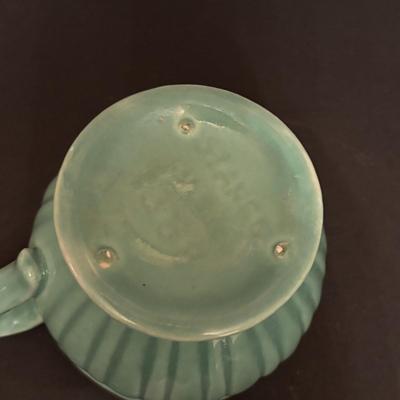 LOT 85: Vintage Stangl Pottery Cups, Saucers, Creamer & Sugar, Vintage Stangl Della-Ware Plates (5)