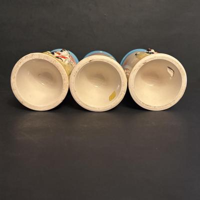 LOT 87: Vintage OMC/Otagiri Mercantile Co. Geisha Girl Vases/Tiki Mugs